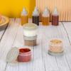 Mini Portable Seasoning Squeeze Bottles for Jam Sauces and Barbecue Seasonings Airtight Lids Kitchen Storage Kitchen Tool