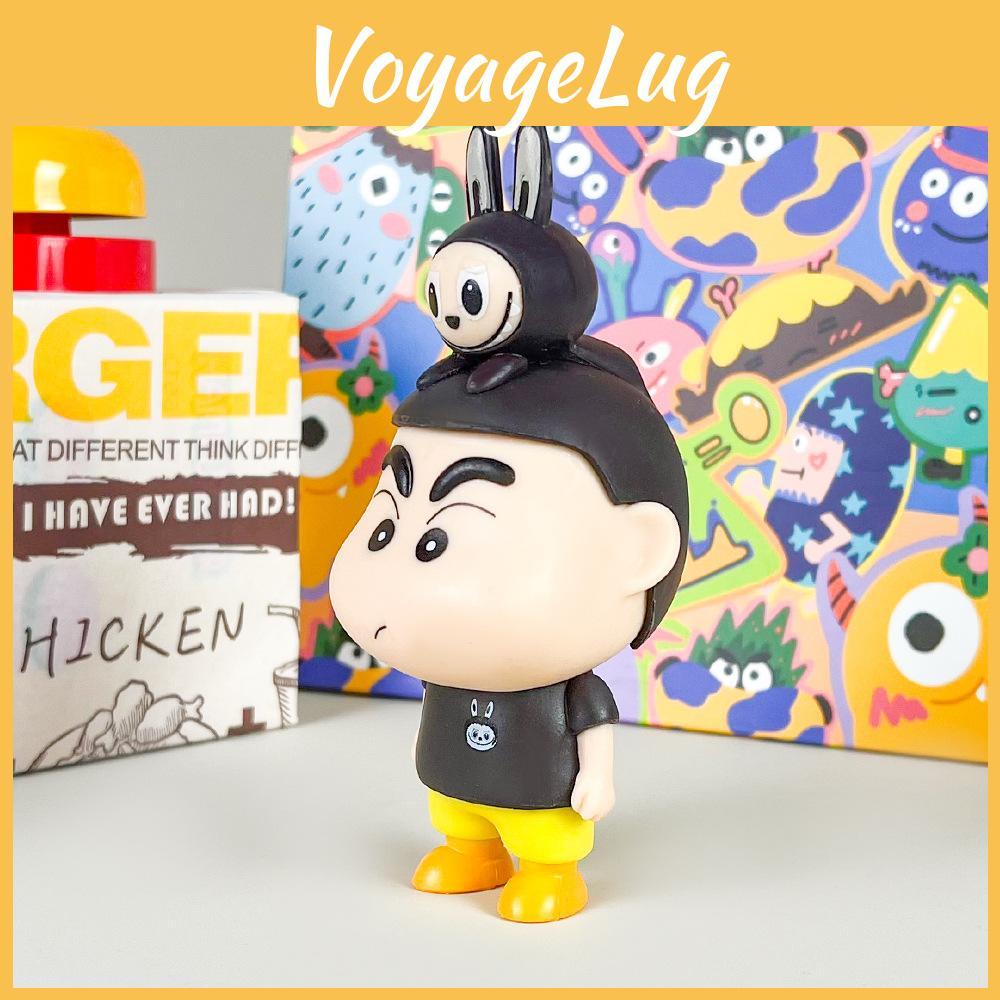Pvc Shinchan Crayon Desktop Figure Room Decor With Assembly Feature
