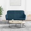 Blue Velvet Bench 110 x 76 x 80 cm