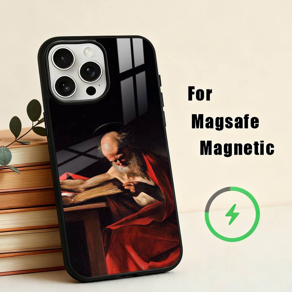 C-Caravaggio-O P-Painting-G Phone Case For iPhone 17,16,15,14,13,12,Plus,Pro,Max for Magsafe Magnetic Wireless Charging