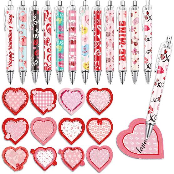 Wxiben London Sticky Notes with Pens - 24 Pcs London Travel Notepads England Ballpoint Pens Bulk British Flag Notes Black Ink Pen Souvenir Gifts for