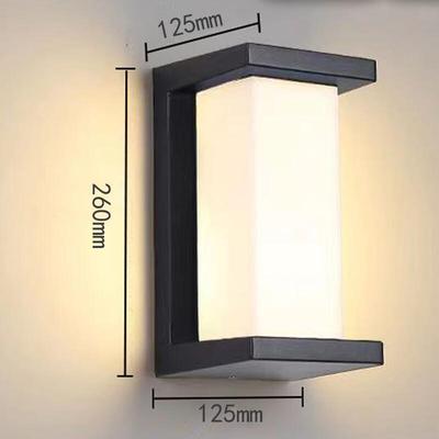 Outdoor Waterproof I-Shaped 18W Wall Lamp