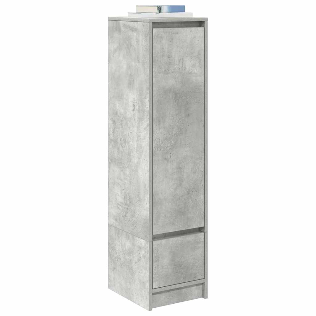 Highboard Concrete Grey 29.5 x 34 x 119.5 cm Particleboard