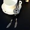 Korean Men's Gem Inlaid Bolo Tie Necklace and Shirt Ornament