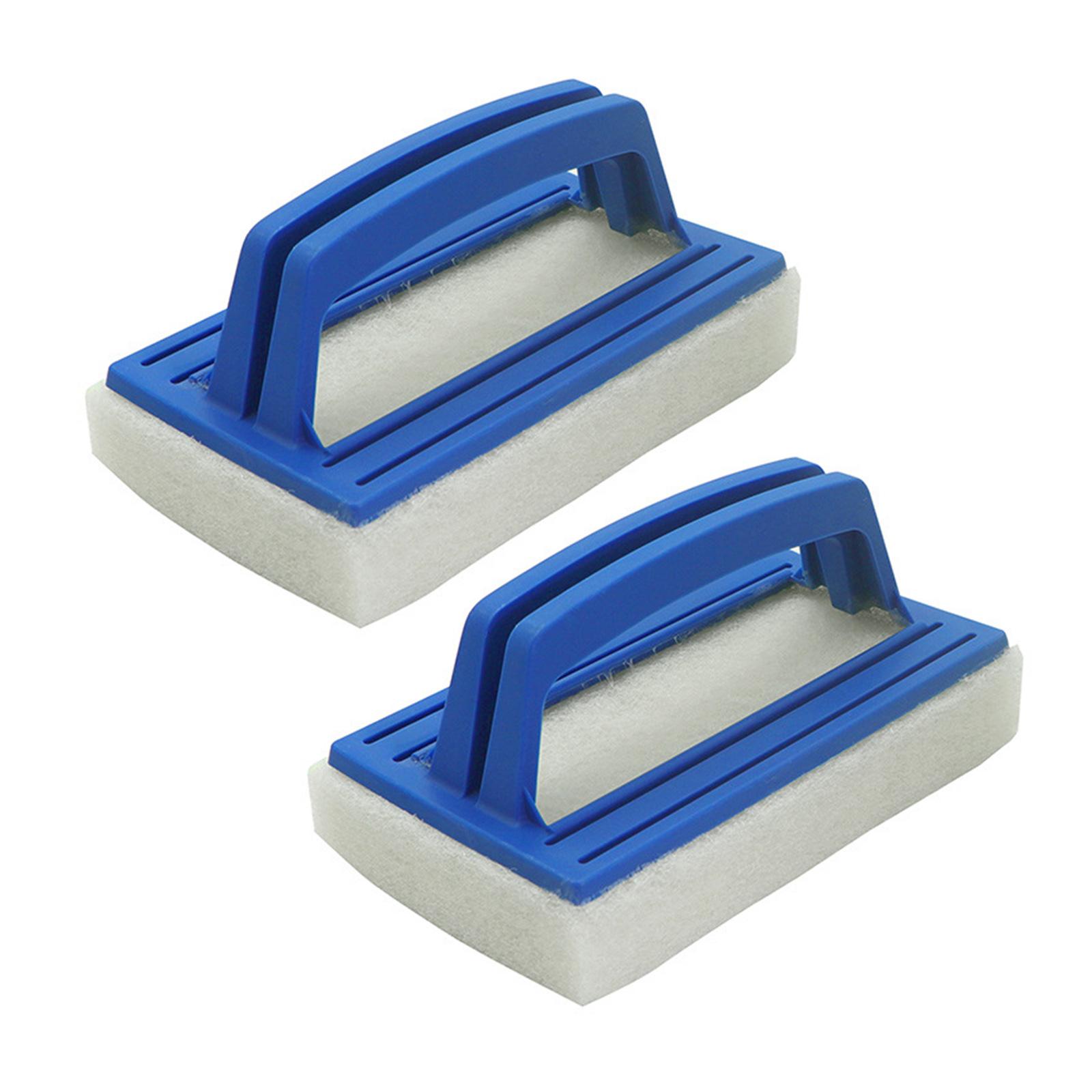 

Pool Brush 2Pcs Pool Wall Brush Sponge Pool Scrubbing Brush Pool Waterline Scrubbing Brush Soft Hot Tub Cleaning Brush