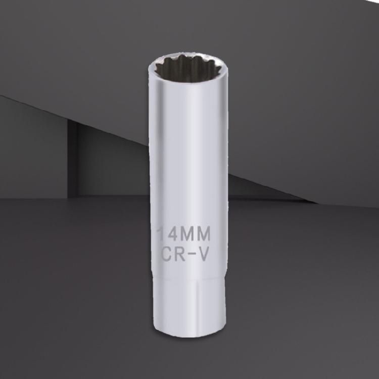 Efficient 14mm Spark Plugs Socket Wrench Thin Wall Designs for Professional Mechanics DIYers Maximizes Torque Efficiency