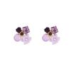 2025 Retro Purple Crystal Flower Stud Earrings: Versatile, Fashionable, Gentle, and Elegant