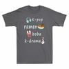 Tea Gift Unisexs Boba RaUnisex TShirt KPop Bubble Lover KDrama Cotton Kawaii Cute