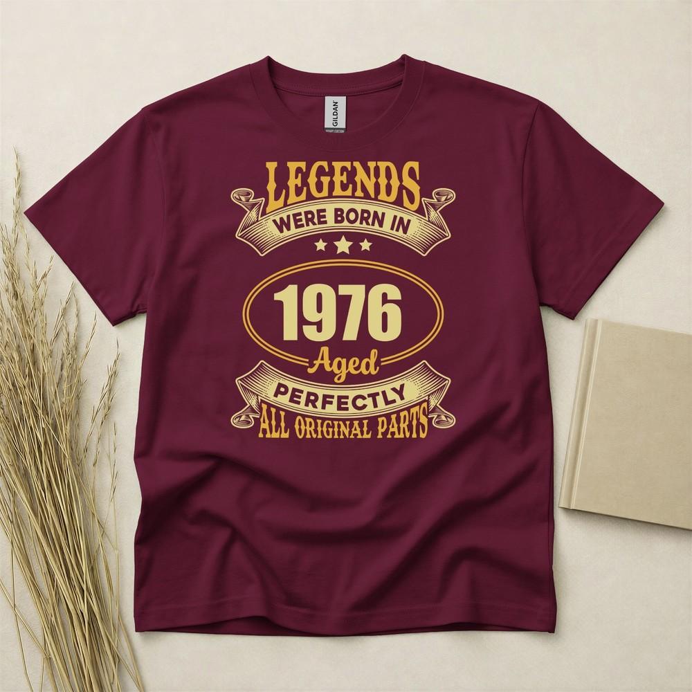 50ste Verjaardag Shirt Geboren In 1976 50 Jaar Oud Cadeaus Perfect Gerijpt T-shirt Vijftig