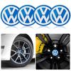 4pcs 56MM Car Wheel Center Hub Cap Logo Stickers Rim Cover Emblem Decal For Volkswagen Golf-7 4 5 6 CC T-ROC Sharan Passat B5 6 7 Polos Tiguan