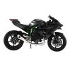 A71Z 1:12 H2 R Motorcycle Diecast Alloy Model Black Ninja H2R Motorbike Detachable Collection
