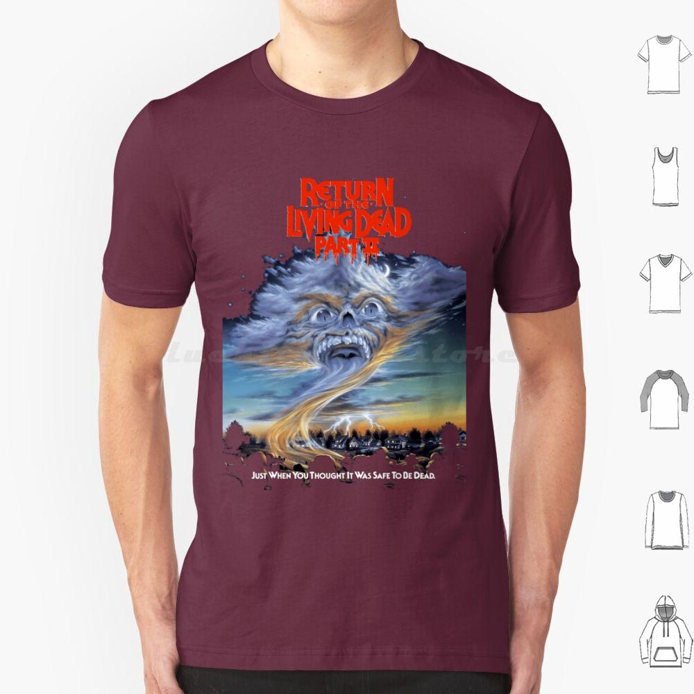 Return Of The Living Dead Part IiArtwork T Shirt Big Size 100 Cotton Return Of The Living Dead Zombie Horror Tarman Zombies S