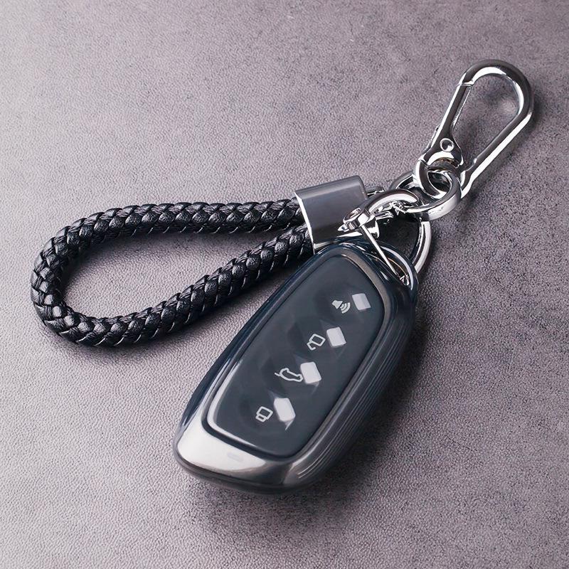 Housse de clé compatible pour Haval H5, H9, Big Dog PHEV, Menglong, H5 Modèle 2024.