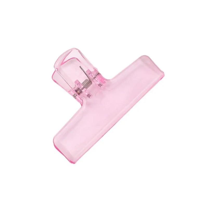 1Pcs Ins Transparent Binder Clips Kawaii Paperclips File Documents Tickets Clips Bookmarks Index Page Holder Office Binding Supplies