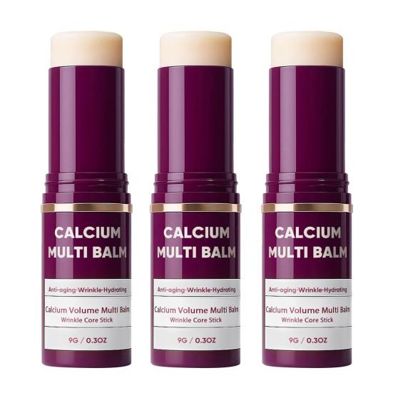 Multi-Balm Stick for Face Eyes Lips Collagen Hydration & Anti-Aging Moisturizing Cream 9g Portable Day And Night Balm for Wrinkles Dry Skin