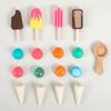 Kids Gift Wooden Play House Ice Cream Ice Cream Car Kitchen Vending Car Wooden Kitchen Toy Puzzle Set
