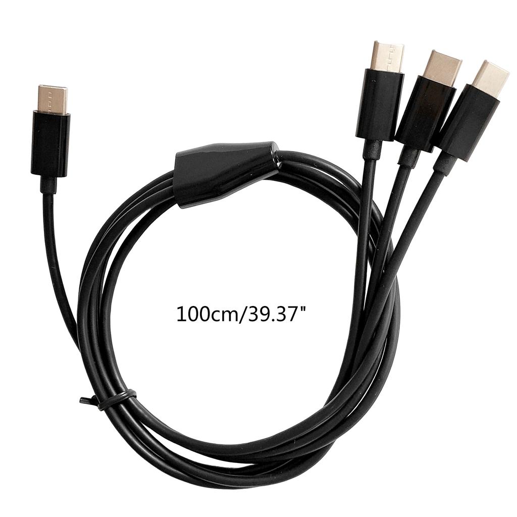 3 in 1 USB Type C Cable For Mobile Phone Accessories Charging USB C Cable Charger USB Cable For Phone Tablets
