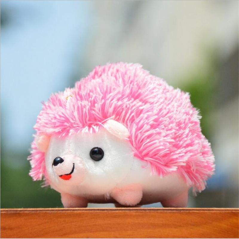 1PCS Plush Hedgehog Toys Key Chain Ring Pendant Plush Toy Animal Stuffed Anime Car Fur Gifts for Women Girl Toys Doll  12CM