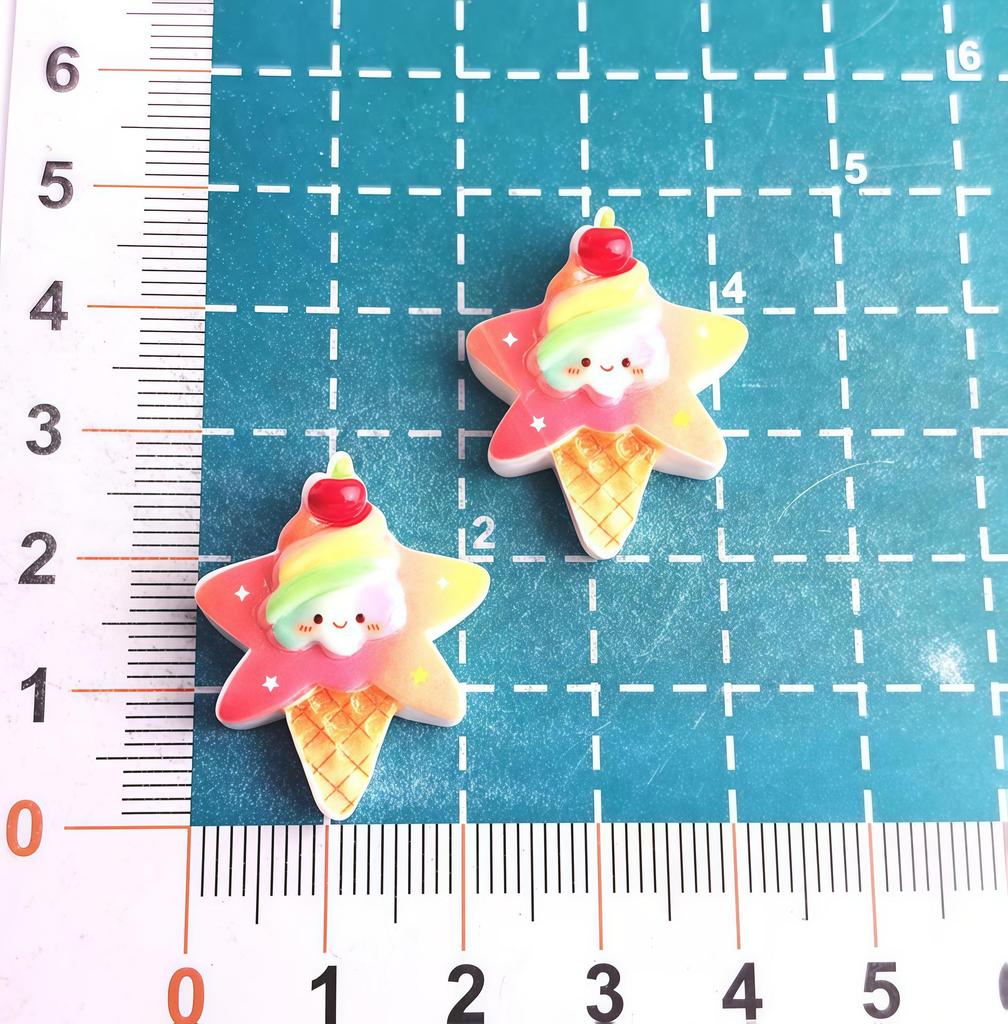 Crystal Clear Resin Accessories: Bear, Hamster, Ice Cream, Mushroom, Donut DIY Craft Set