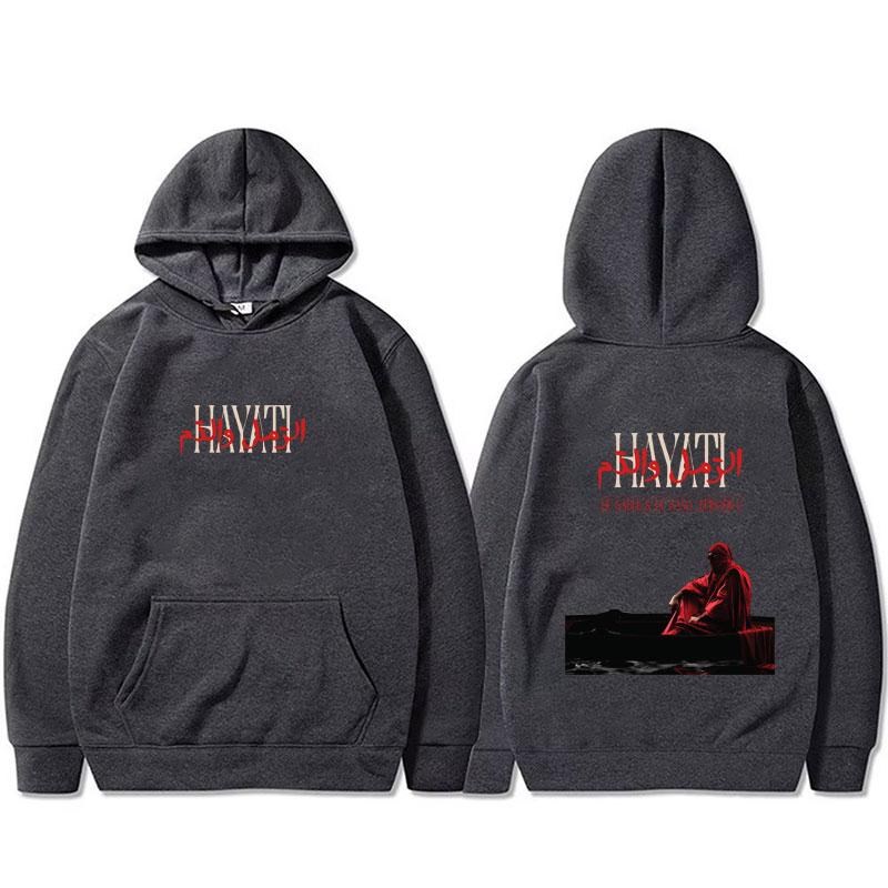 Rapper Niro Hayati Album Graphic Hoodie Men Women Hip Hop Fashion Pop Music Sweatshirt Man Vintage Hoodies