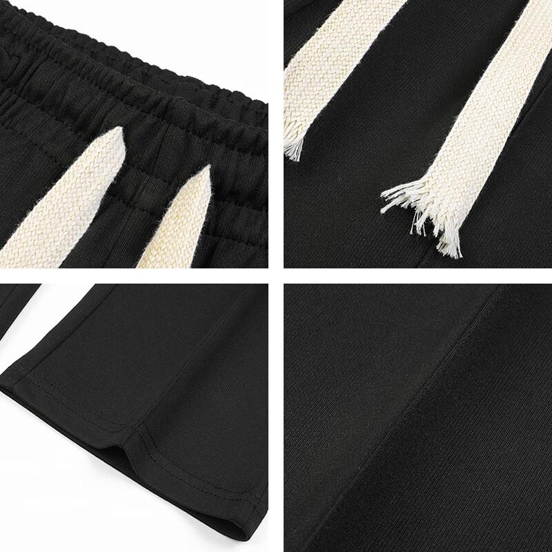 GENIOLAMODE Men's Loose Casual Straight-Leg Trousers