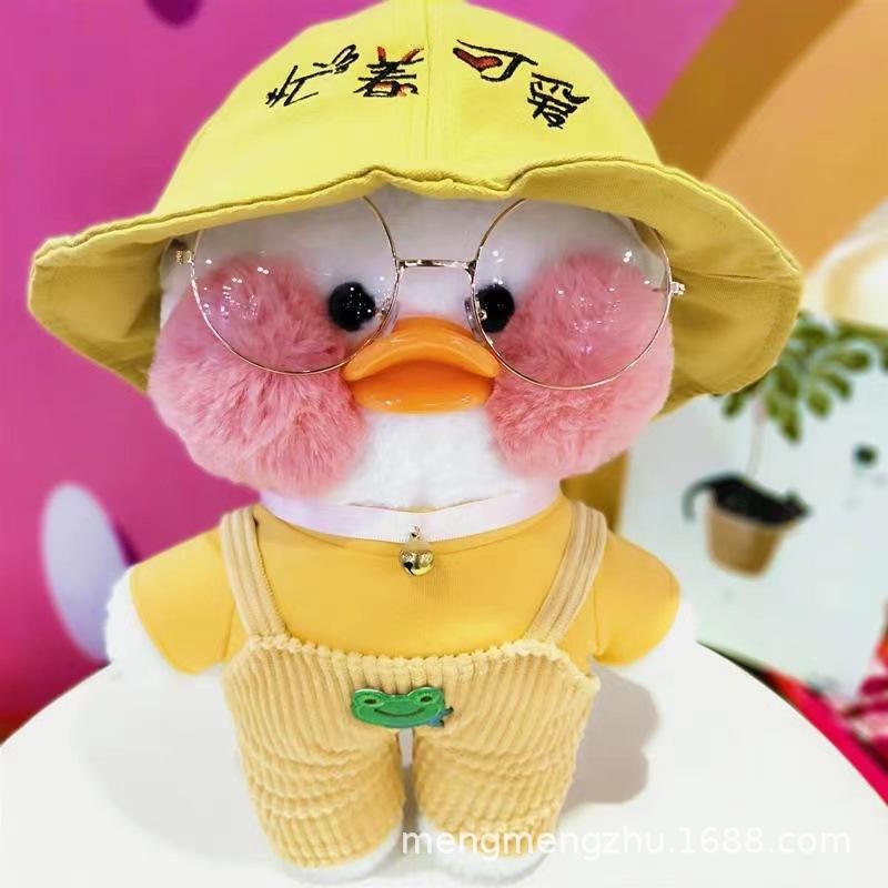 Hoodie Hyaluronic Acid Duck Plush Toy Doll Doll Hyaluronic Acid Little Yellow Duck Birthday Gift for Women