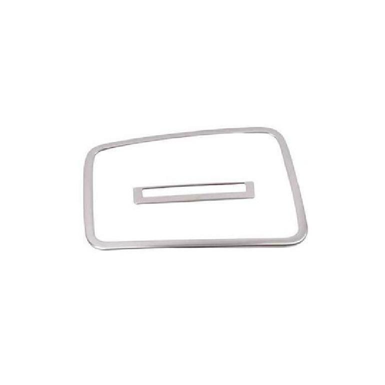 For Chevrolet Cruze 2016-19 Silver Steel Front Reading Light Cover Frame Trim 2X