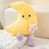 40-50CM Kawaii Cartoon Simulation Anime Nordic Style Star Moon Cloud Plush Dolls Children's Birthday Gifts Toys Home Pillows