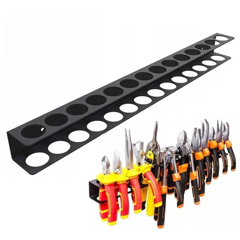 Wall-Mounted Heavy-Duty Screwdriver Storage Box High-Quality Screwdriver Rack Steel Tool Organizer Pliers Storage Holder