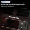 3D Metal Car Emblem Letter Decorative Stickers Badge Decal For Mercedes Benz AMG W204 W205 W203 W211 W201 W210 GLE GLC GLS CLA CQP9