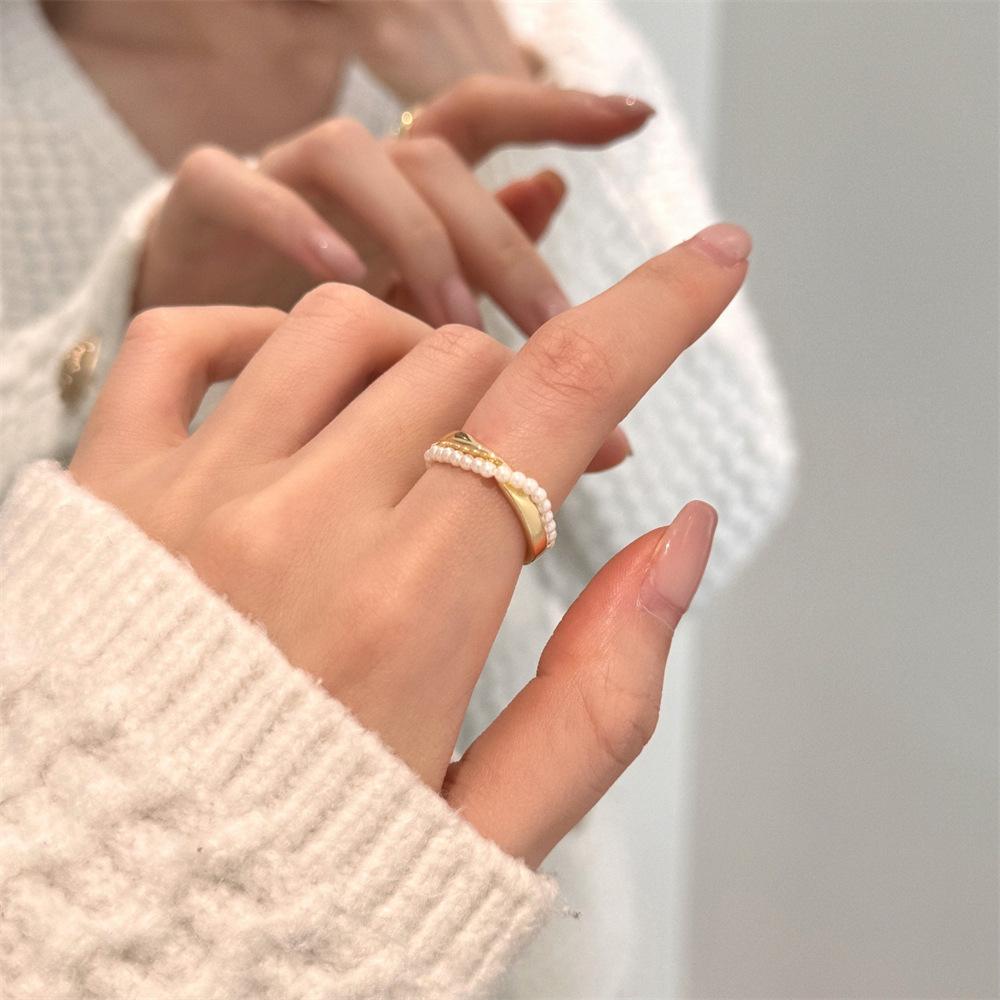 Color Enamel Fritillary Butterfly Ring Women's Open Index Finger Ring New Products
