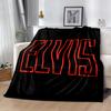 Elvis Neon Sign Blanket Soft Warm Cozy Suitable for Chair Bedding Livingroom All-Season Use Stylish Decor Ideal Gift for Friends Family Couples Picnic