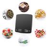 Palumma Portable Electronic Digital Kitchen Scale with Timer, USB Rechargeable, Touchscreen, Large LED Display, Drip Scale with Non-Slip Silicone