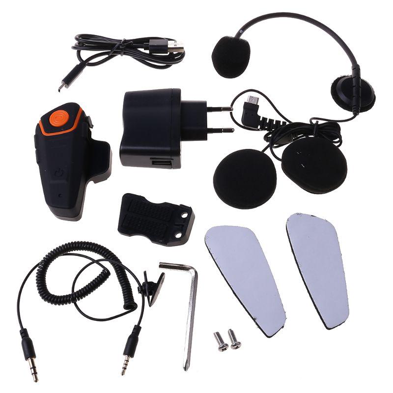 Buy Waterproof BT-S2 Multi BT Interphone 1000M Motorcycle Bluetooth ...