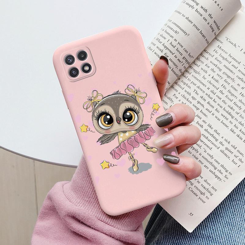 Weiche Hülle für Samsung Galaxy A22 A22S 5G Handyhülle Niedliche Blumen Schmetterling Fundas TPU Hülle für Samsung A22 A 22S Stoßstangen Hüllen