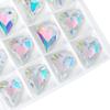 12Pcs Crystal 6240 Wild Heart Pendant Glass Austria Loose Beads Charms Rhinestones for DIY Earring Necklace Jewelry Accessories