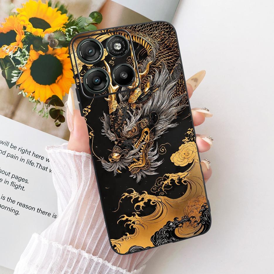 Pro pouzdro Motorola Moto G67 Moto G77 XT2621-2 Roztomilý kryt s malovaným srdíčkem Láska Měkké silikonové pouzdro Pro Motorola G77 G 67 MotoG67 Tašky