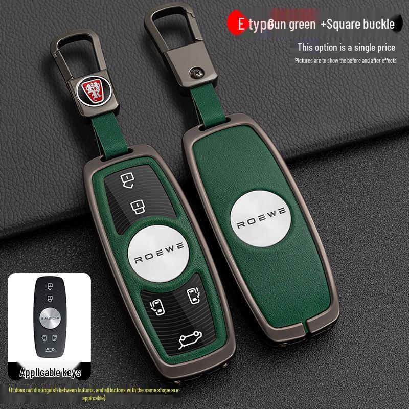 Roewe iMAX8 EV RX9 2023 Car Key Case – Metal Protective Shell with Buckle