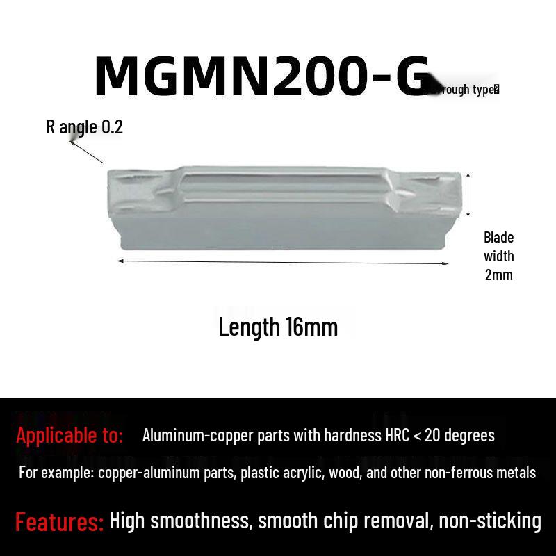 CNC Lathe Grooving Inserts MGMN300-M End Face Cutting Tools