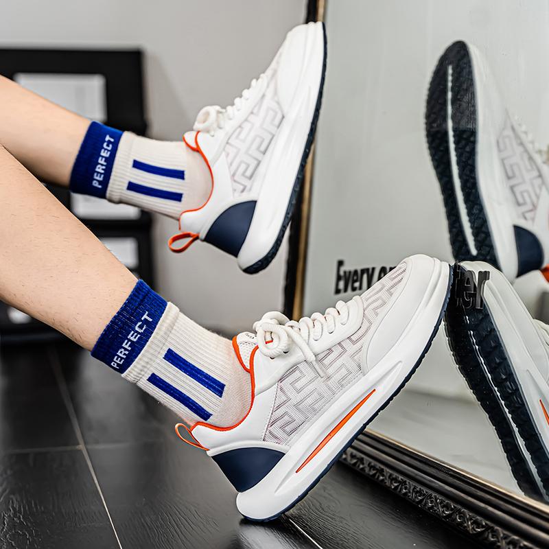 Nová móda Pánské pohodlné boty pro čtyři roční období Studentské Pánské Chlapecké Trendové Měkká podrážka Prodyšné Ležérní Běžecké Tenisky