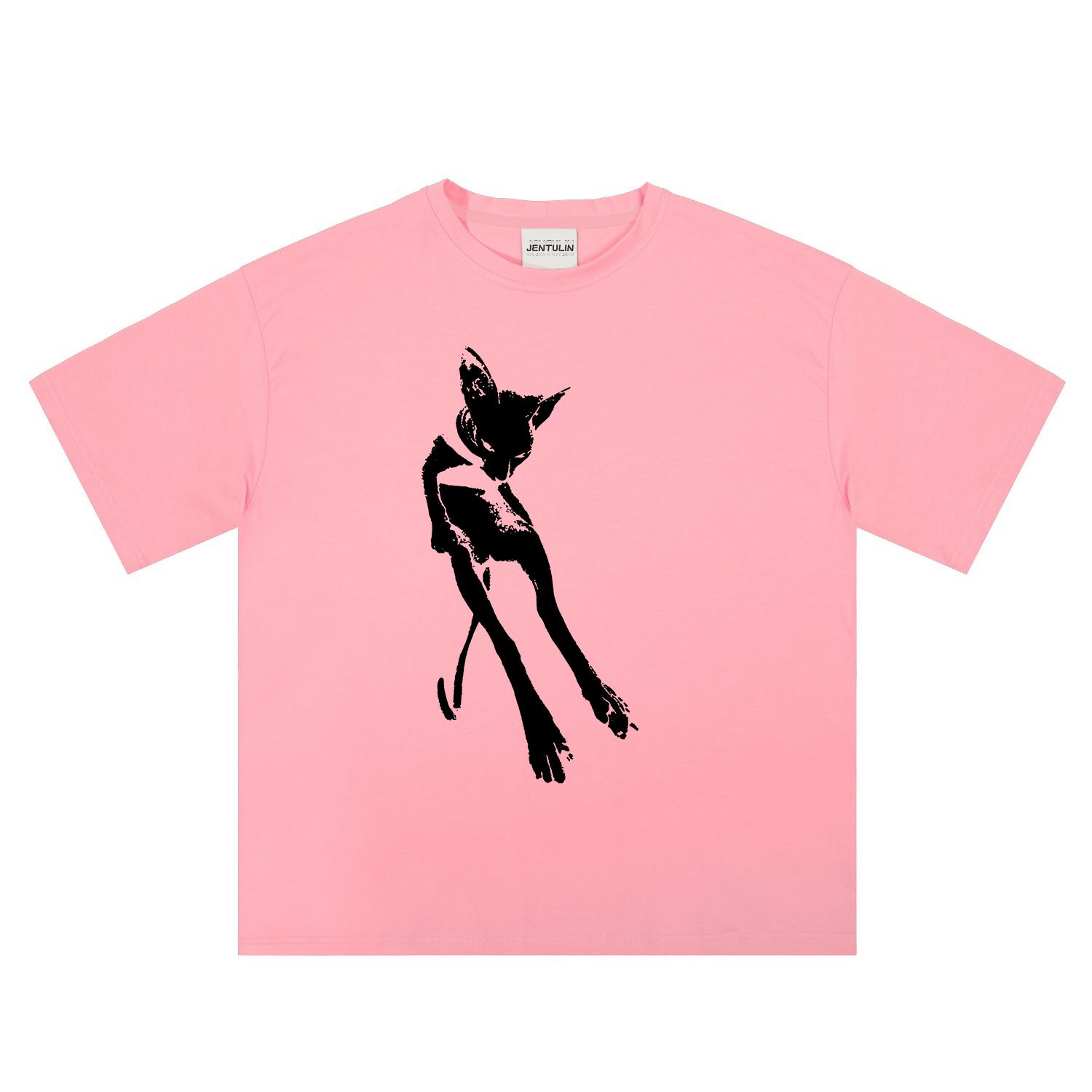 

Summer Mens TShirt Fashion Tops Tees Male Casual Cotton Clothing Short Sleeve Streetwear Cats Print Graphic TShirt Punk Y2k S