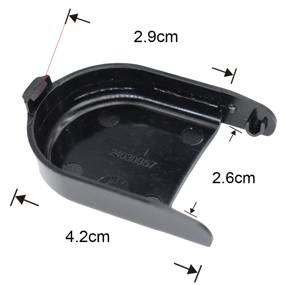 2Pcs/set Car Front Windshield Wiper Arm Head Bolt Nut Cover Cap For GMC Acadia Sierra 1500 2500 3500 Yukon Antirust Plastic Case