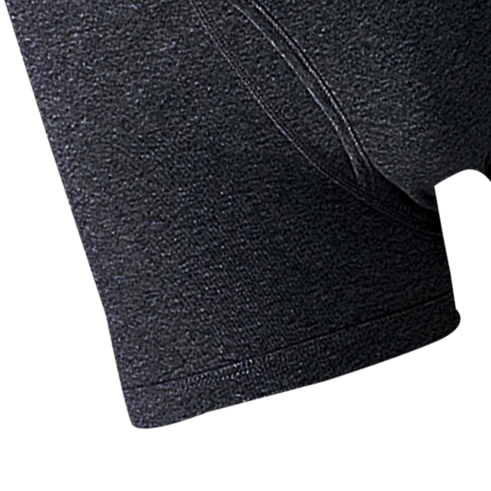 Boxer Soft Antibacterial and Deodorizing Front Set of Black [Gunze] Shorts, Underwear, 100% Cotton, Treatment, Opening, 4, SV6190, Men's, New,