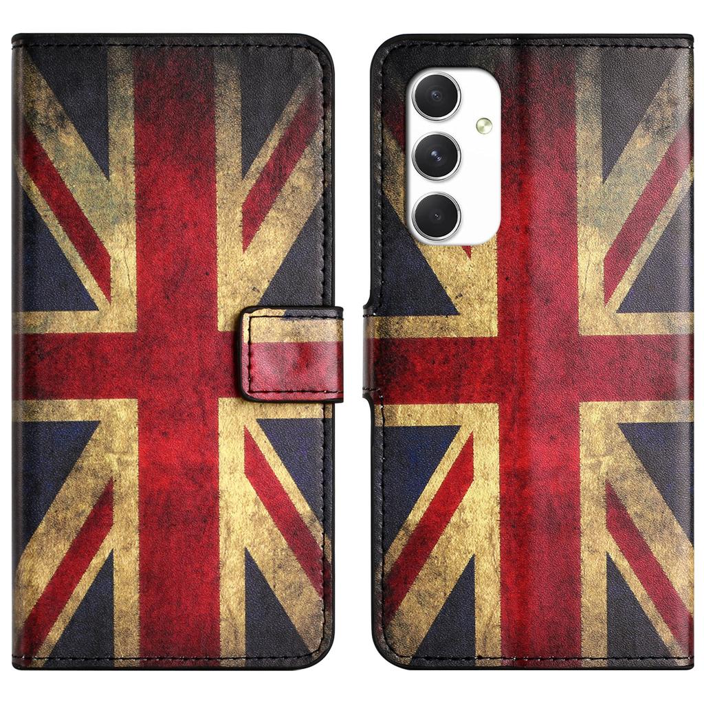 For Samsung Galaxy A16 5G/A16 4G Case Pattern Print PU Leather Wallet Phone Cover