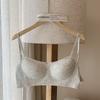 Small breasts show large clouds, soft support and comfortable underwear, women's no steel ring, double breasts, anti-hanging and gathering bra cover