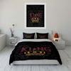 Crown and "KING" Text. Bedding Sets Duvet Cover Sets Duvet Covers Pillowcases(1 * Duvet Cover 2 * Pillowcases Without Duvet Insert)