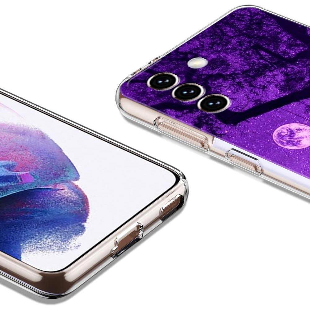 Infinity On Purple Clear Silicone Phone Case For Samsung Galaxy S23 S22 5G S20 Ultra S21 FE 5G S10E S9 S8 S10 Plus Soft Cover