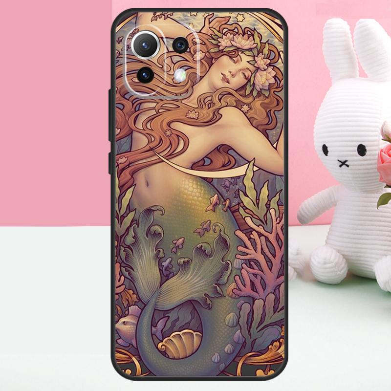 

Vintage Alphonse Mucha Art Case For Xiaomi 14 15 Ultra 15T 13T 14T 17 Pro Max POCO F8 Ultra X7 X5 X6 Pro F5 F6 F7 Funda Xiaomi 17 Pro