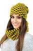 Boston Winter Set Hat with Fleece and Neck Warmer Honey Color