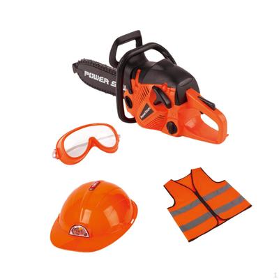 Chainsaw Toy for Kids with Clothes Birthday Gift Electric Play Set